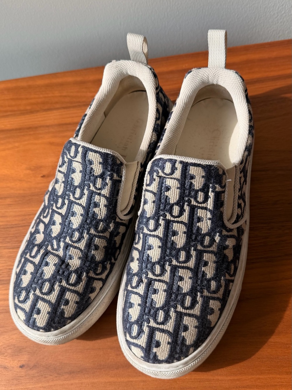 CHRISTIAN DIOR Walk’n’Dior Deep Blue Dior Oblique Slip-On Sneaker 38 | 8 Women’s